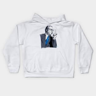 Alexander Korda - An illustration by Paul Cemmick Kids Hoodie